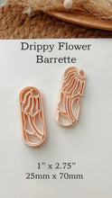 Load image into Gallery viewer, Drippy Flower Barrettes
