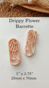 Drippy Flower Barrettes